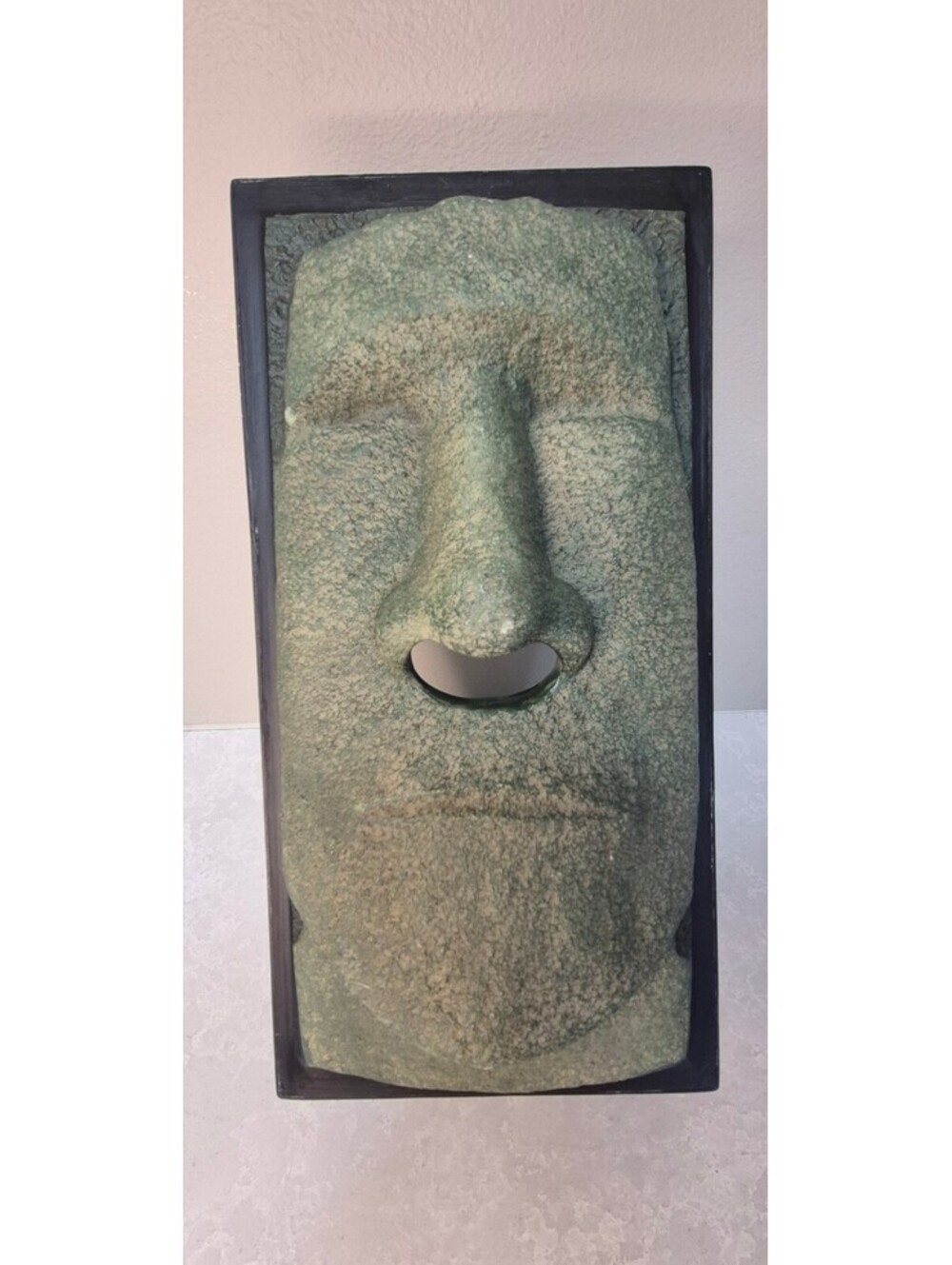 Vintage Easter Island Moai Head Tissue Box Cover - Rotary Hero Inc